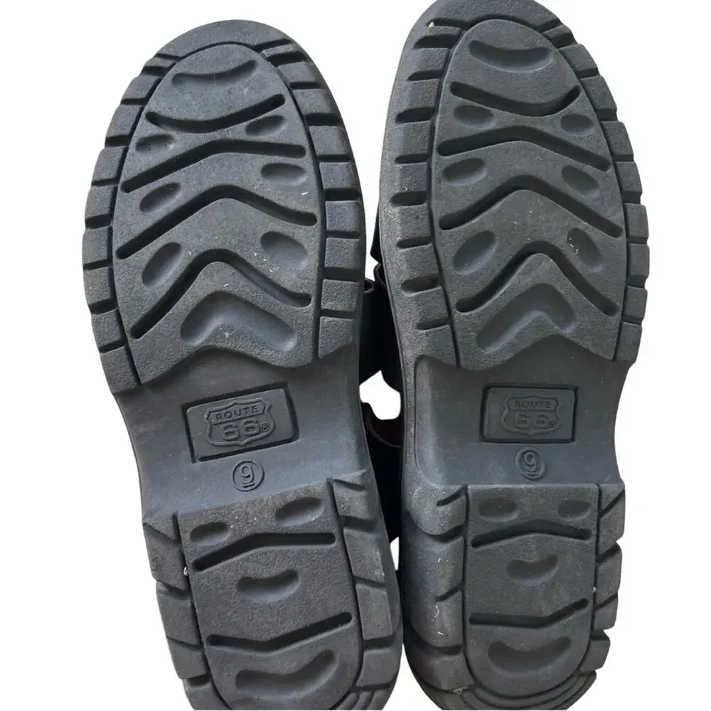 Route 66 Men's Leather Fisherman Shoes